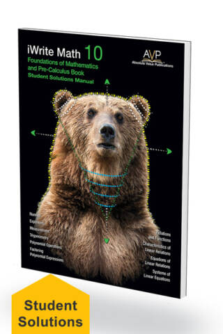 Foundations of Mathematics and Pre-Calculus Mathematics Grade 10 Student Solutions Manual