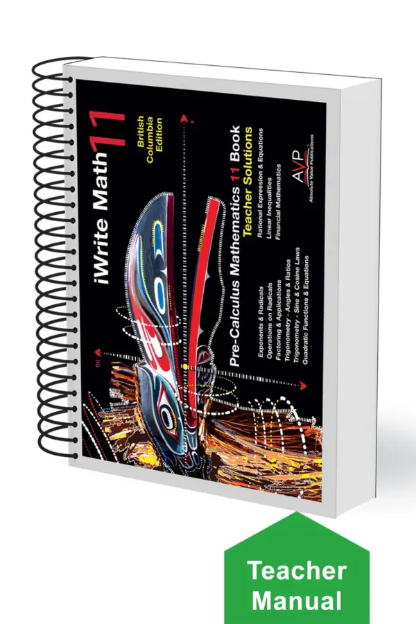 BC Pre-Calculus Mathematics 11 Teacher Solutions Manual British Columbia Edition